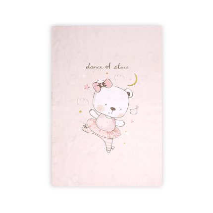 Lorelli Βρεφική Παπλωματοθήκη με Φερμουάρ 140x95cm Pink Ballerina Bear 20051335101