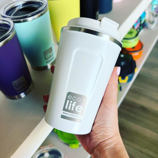 Ποτήρι Θερμός Ice White Coffee Thermos 370ml - Ecolife