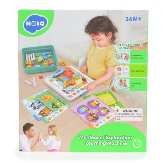 Εκπαιδευτικό Παιχνίδι 5 σε 1 Montessori Learning Machine HA898700 3800146224912 3+ - Hola