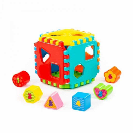 Κύβος Ταξινόμησης (σε δίχτυ) Shape Sorting Cube 91642 4810344091642 12m+ - Polesie