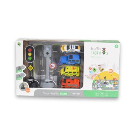 Αυτοκινητάκια με Σήματα και Φανάρια Traffic Light with Friction City Car 2631-5 3+ 3801005600656 - Moni