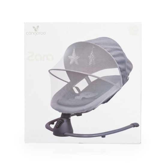 Cangaroo Ηλεκτρική Κούνια-Relax Zara Light Grey 3800146249816