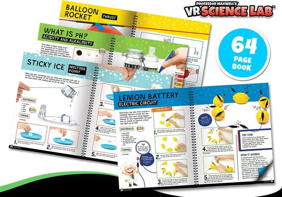 Abacus Brands VR Science Lab Επιστημονικό Σετ Εικονικής Πραγματικότητας του Καθηγητή Maxwell – Πλήρης Αγγλική Έκδοση – Περιλαμβάνει Γυαλιά VR 850009794017