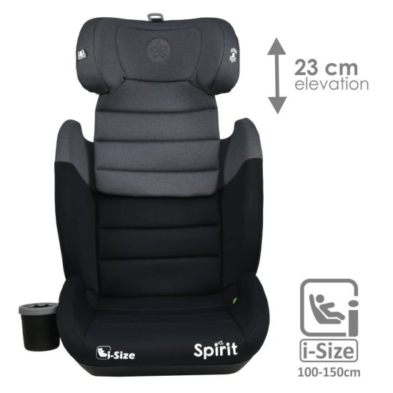 Κάθισμα Αυτοκινήτου Spirit Isofix i-Size Steel Grey 945-186, Bebe Stars