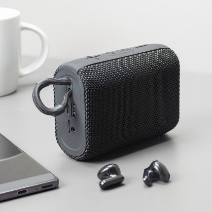 The Source Wireless Speaker and Earbuds-Ασύρματο Ηχείο και Ακουστικά Μαύρο 5056327916963