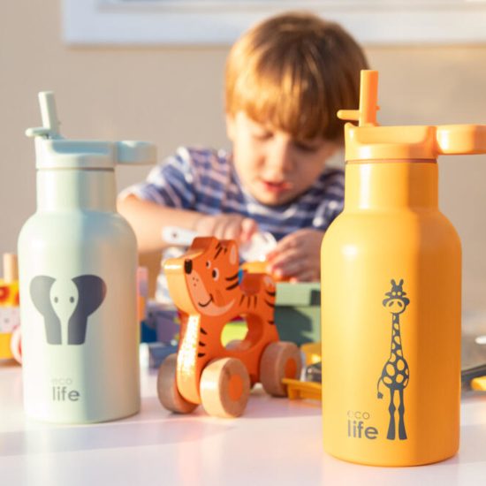 Παγούρι Θερμός Kids Thermos Animals | Giraffe 350ml - Ecolife