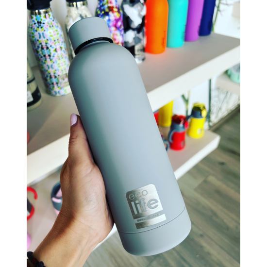 Μπουκάλι Θερμός Smokey Grey Thermos 500ml - Ecolife