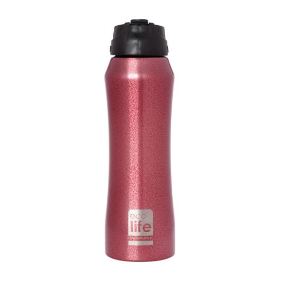 Παγούρι Θερμός Red Thermos 550ml | Eσωτερικό Καλαμάκι - Ecolife