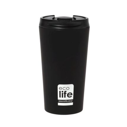 Θερμός Ποτήρι Black (Matte) Coffee Thermos 370ml 5208009000600 - Ecolife