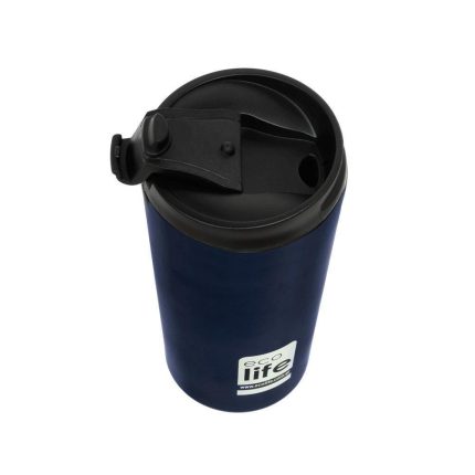 Ποτήρι Θερμός Βlue Black (Matte) Coffee Thermos 370ml 5208009000617 - Ecolife