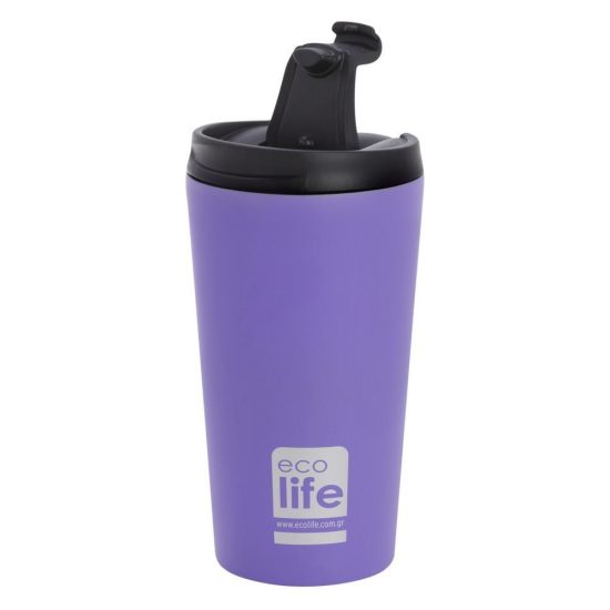 Ποτήρι Θερμός Lilac (Matte) Coffee Thermos 370ml - Ecolife