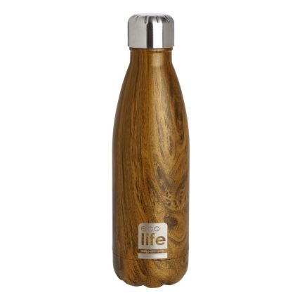 Μπουκάλι Θερμός Wood Thermos 500ml - Ecolife