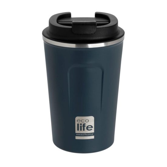 Ποτήρι Θερμός Dark Blue Coffee Thermos 370ml - Ecolife