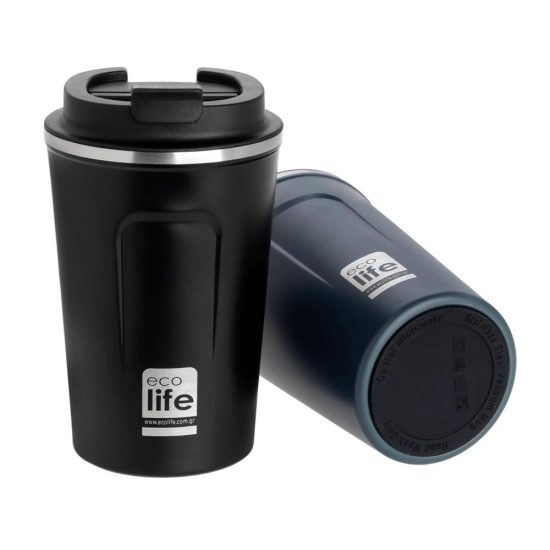 Ποτήρι Θερμός Dark Grey Coffee Thermos 370ml 5208009001034 - Ecolife