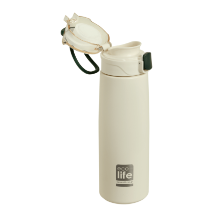 Παγούρι Θερμός White Thermos 550ml | Με Infuser - Ecolife