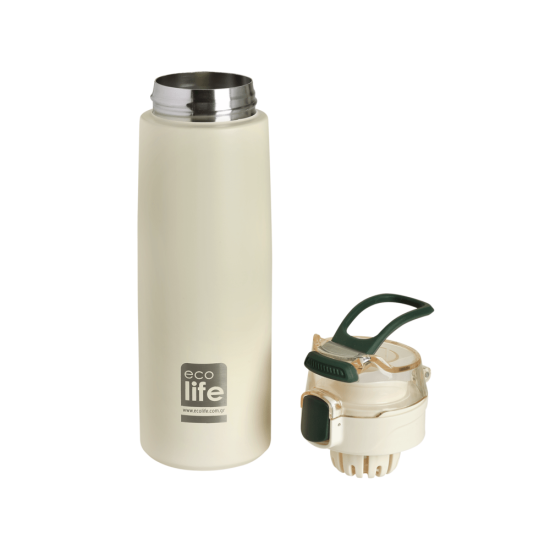 Παγούρι Θερμός White Thermos 550ml | Με Infuser - Ecolife