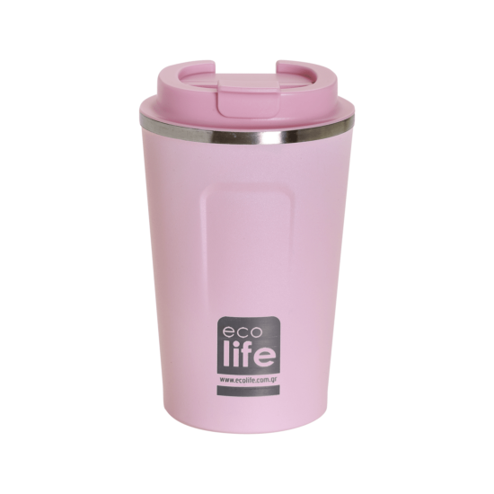 Ποτήρι Θερμός Rose Pink Coffee Thermos 370ml - Ecolife