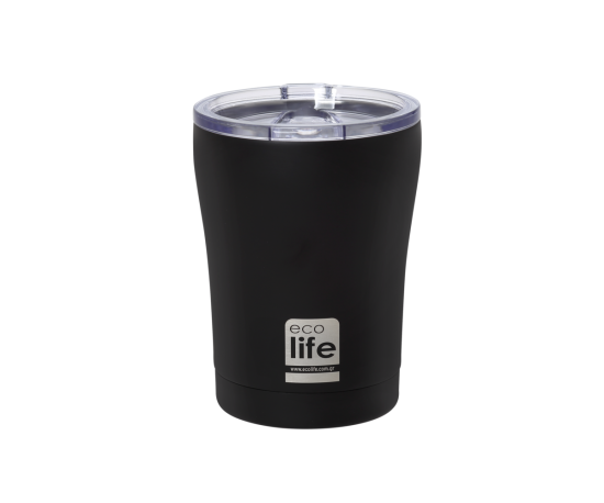 Ποτήρι Θερμός Μαύρο (Matte) Coffee Thermos 300ml - Ecolife