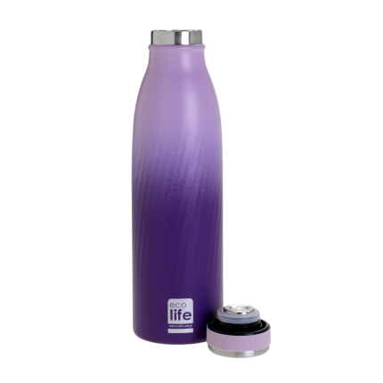 Μπουκάλι Θερμός Slim Purple Ombre Thermos 500ml - Ecolife