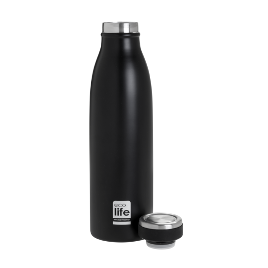 Μπουκάλι Θερμός Slim Black Thermos 500ml - Ecolife