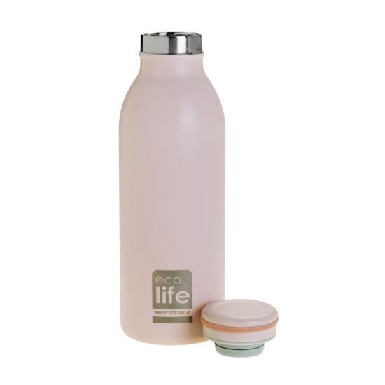 Παγούρι Θερμός Pastel Pink Thermos 450ml - Ecolife