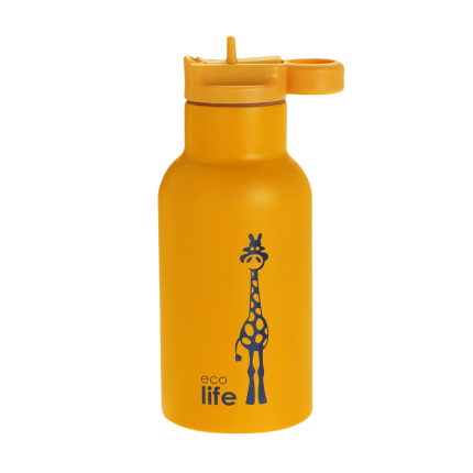 Παγούρι Θερμός Kids Thermos Animals | Giraffe 350ml - Ecolife