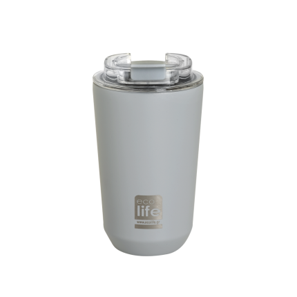 Θερμός Ποτήρι Pure Grey Coffee Thermos 360ml - Ecolife