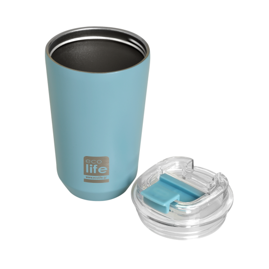 Θερμός Ποτήρι Pure Blue Coffee Thermos 360ml - Ecolife