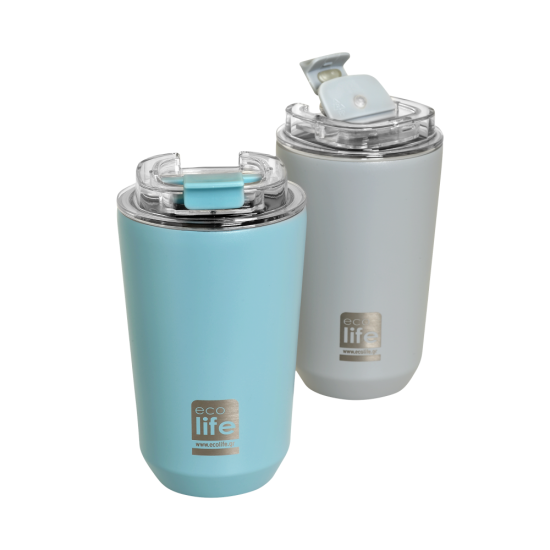 Θερμός Ποτήρι Pure Grey Coffee Thermos 360ml - Ecolife