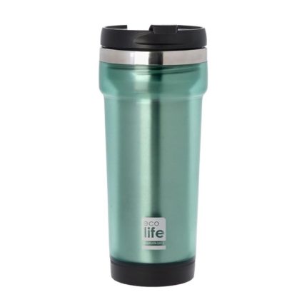 Ποτήρι Θερμός Green Coffee Thermos 420ml | Plastic Outside - Ecolife