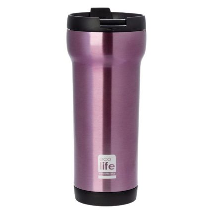 Ποτήρι Θερμός Purple Coffee Thermos 420ml - Ecolife