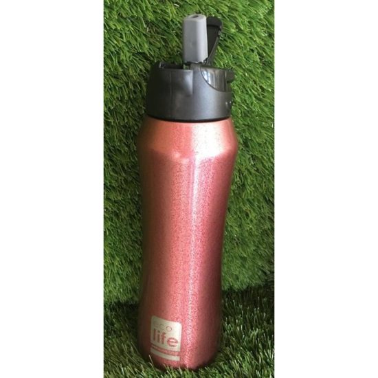 Παγούρι Θερμός Red Thermos 550ml | Eσωτερικό Καλαμάκι - Ecolife