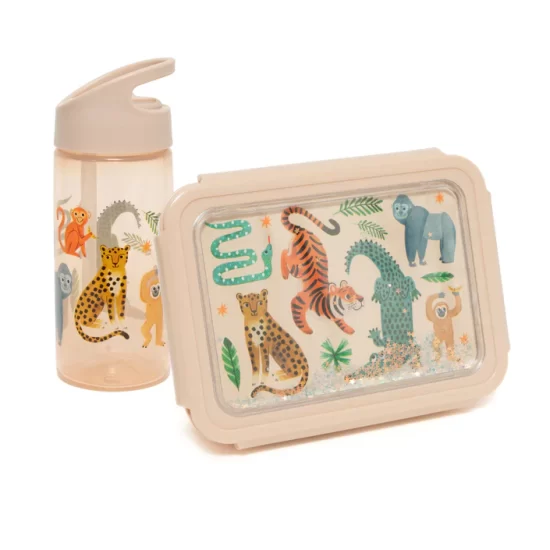 Φαγητοδοχείο Lunch Box Upside Down Animals - Petit Monkey