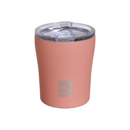 Ποτήρι Θερμός Ροζ (Matte) Coffee Thermos 300ml - Ecolife