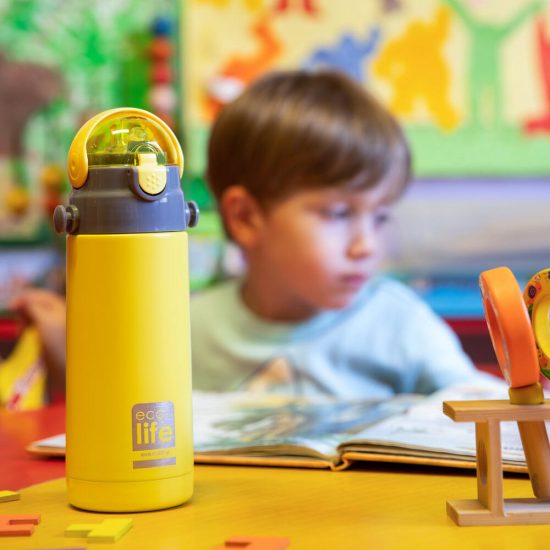 Παγούρι Θερμός Kids Thermos Yellow 400ml 5208009001973 - Ecolife