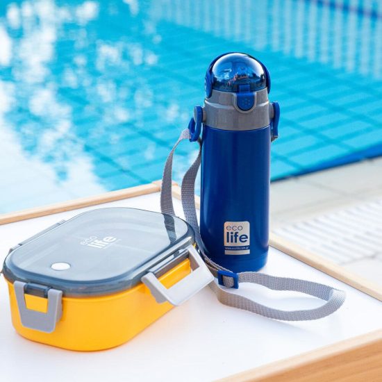 Παγούρι Θερμός Navy Blue 400ml 5208009002345 - Ecolife