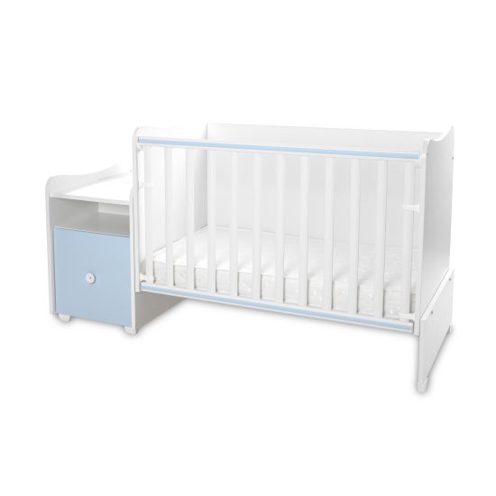 Lorelli Πολυμορφικό Κρεβάτι Trend Plus 70x160cm White & Baby Blue 10150590039P