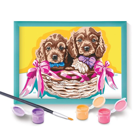 Paint & Frame Ζωγραφίζω Με Αριθμούς Αdorable Puppies 9+ - As Company