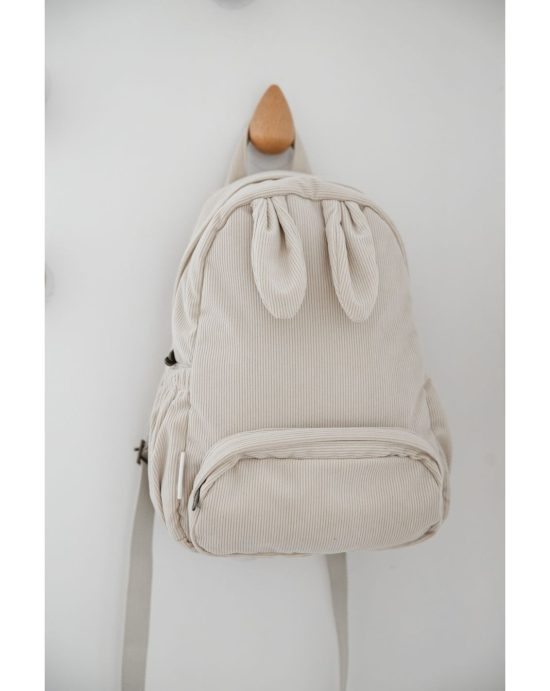 Minene Παιδικό Backpack Cream Bunny