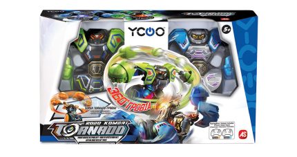 Silverlit Ycoo Robo Kombat 360 Tornado Σετ 2 Τηλεκατευθυνόμενα Ρομπότ Μαχητές Μπλε-Πράσινο 5+ - As Company