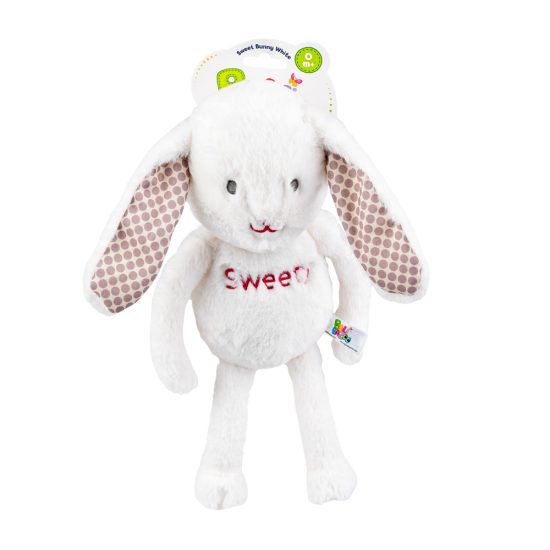 Bali Bazoo Λούτρινο Κουνελάκι 38εκ 81970 Cuddle Toy Bunny White 0m+ 6925783819707