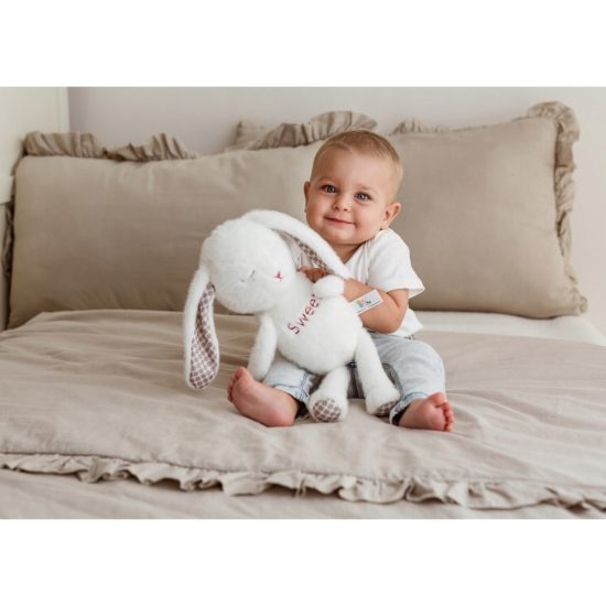 Bali Bazoo Λούτρινο Κουνελάκι 38εκ 81970 Cuddle Toy Bunny White 0m+ 6925783819707