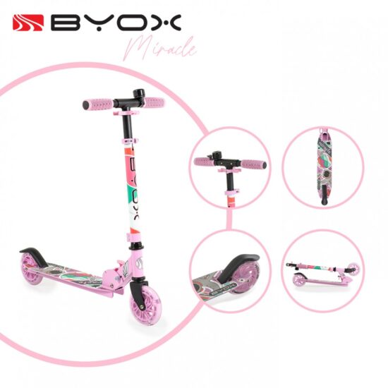 Πατίνι Scooter Δίτροχο Miracle Pink 3800146228675 3+