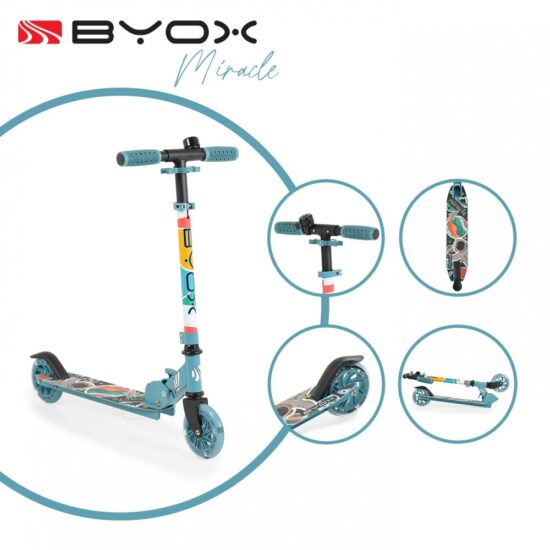 Πατίνι Scooter Δίτροχο Miracle Blue 3800146228682 3+