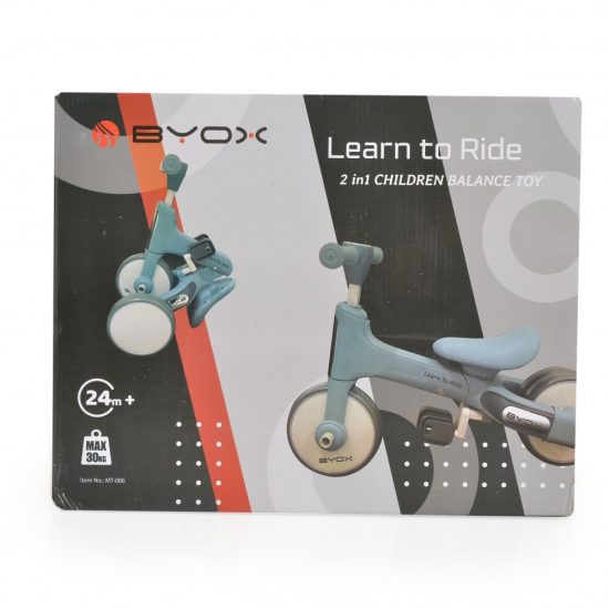 Byox Μίνι Ποδήλατο Ισορροπίας Learn-to-Ride Mini Balance Bike Blue 3800146229177 24m+