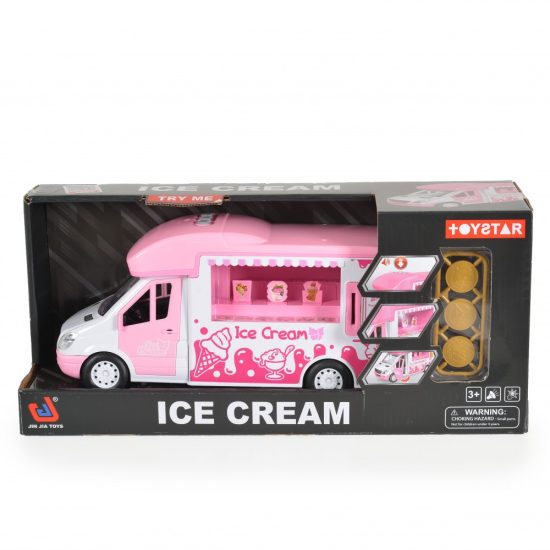 Φορτηγό Παγωτού Ice cream Truck with Light and Sound 666-01p 3801005601516 3+ - Jin Jia Toys