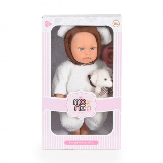 Moni Toys Κούκλα 30cm Doll Lovely Baby Bear LS1255-1 3801005600830 18m+