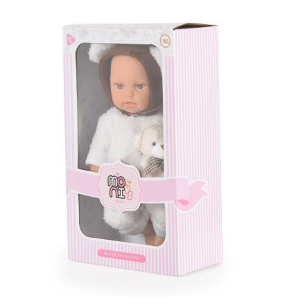 Moni Toys Κούκλα 30cm Doll Lovely Baby Bear LS1255-1 3801005600830 18m+