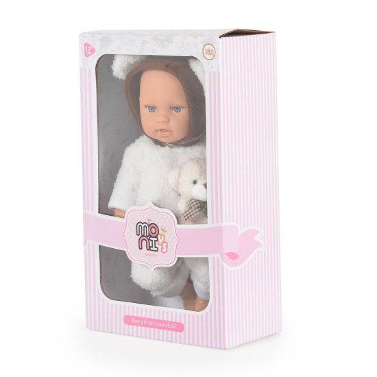 Moni Toys Κούκλα 30cm Doll Lovely Baby Bear LS1255-1 3801005600830 18m+