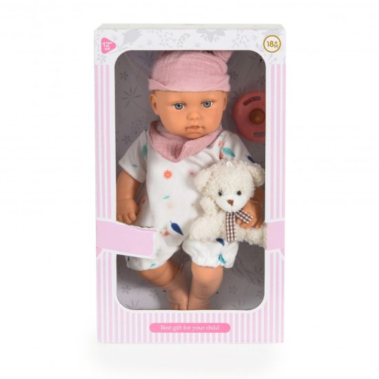 Moni Toys Κούκλα 30cm Doll Lovely Baby LS1255-10 3801005600878 18m+